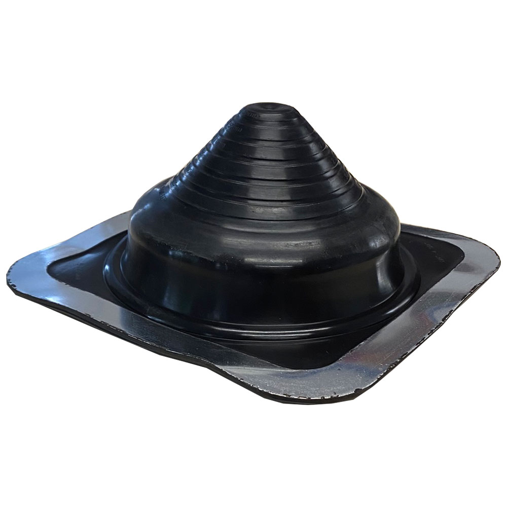 Chimsoc High Temperature Rubber Pipe Flashing - Black SILICONE - 5-120mm Diameter - CF4HTB