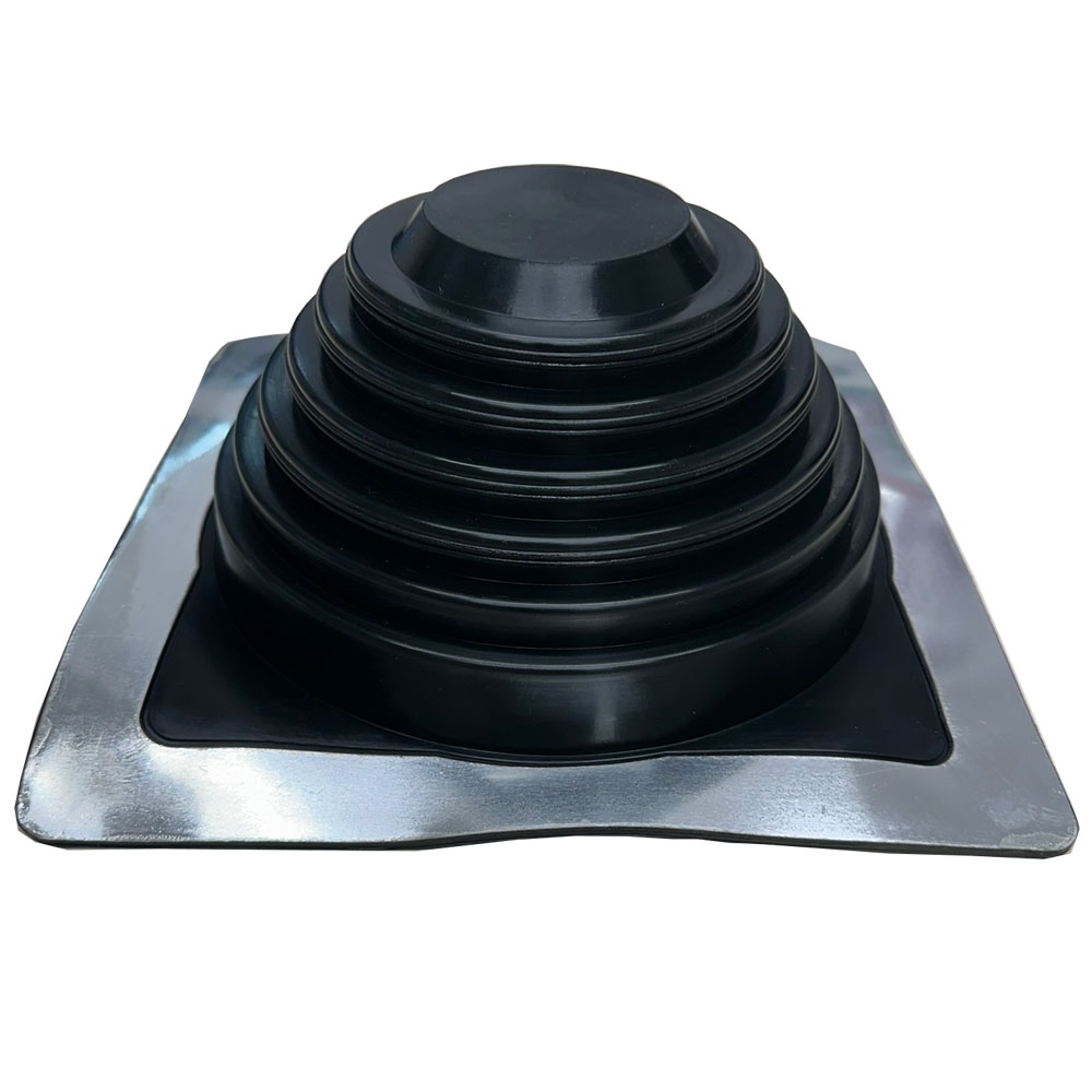 Chimsoc High Temperature Rubber Pipe Flashing - Black SILICONE - 0-150mm Diameter - CF5HTB