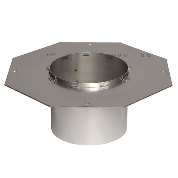 Exodraft Octagonal Flange FR3 - 150mm Diameter Chimney