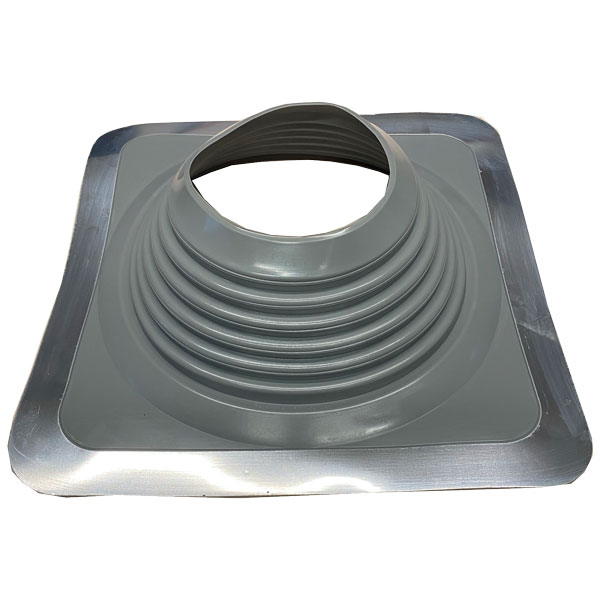 Chimsoc Metal Pipe Flashing - Grey SILICONE - 304-457mm Diameter - 12-9HT