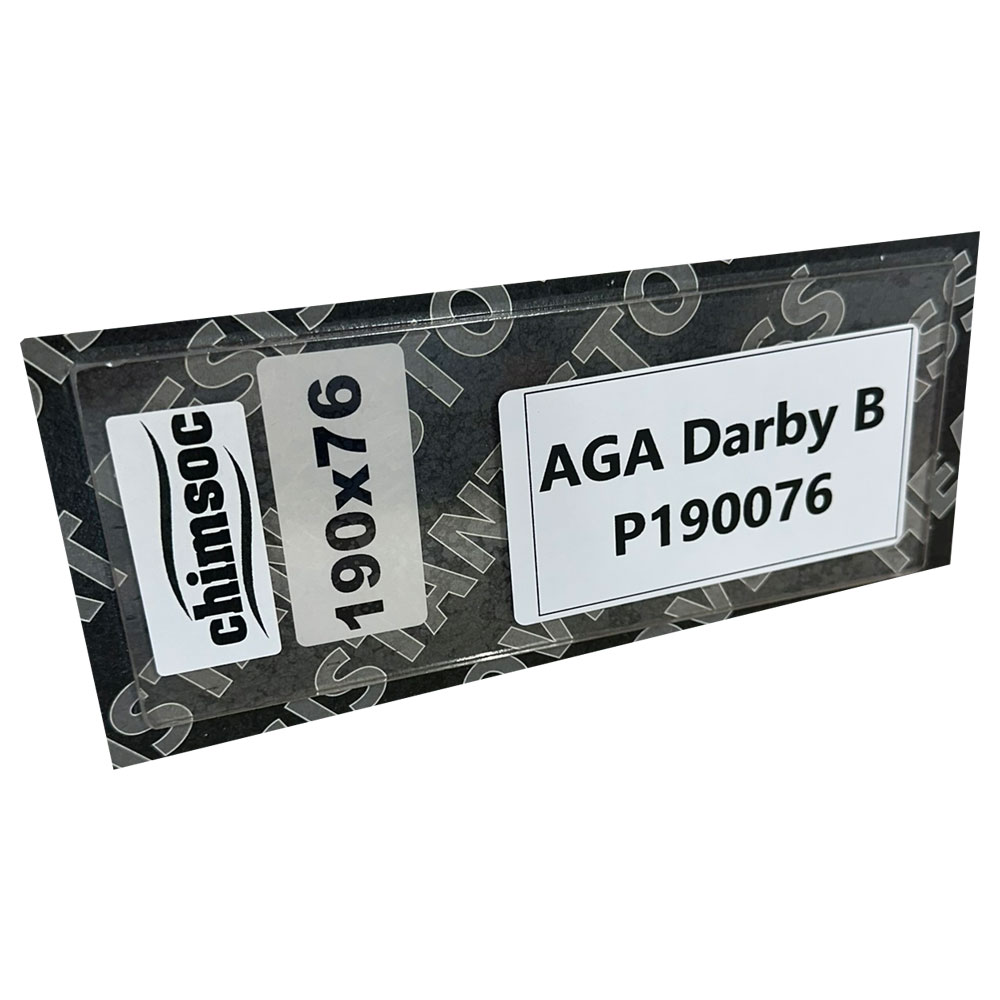 Replacement Stove Glass - AGA Darby B (190mm x 76mm Rectangular)