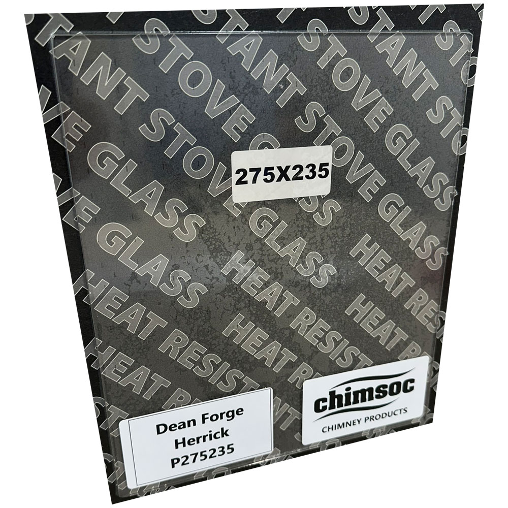 Replacement Stove Glass - Dean Forge Herrick (275mm x 235mm Rectangular)