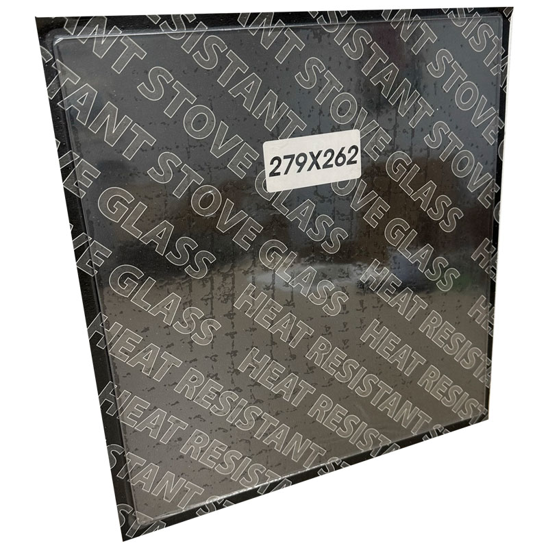 Replacement Stove Glass - Clearview Pioneer 400/400P / Solution 400/500 (279mm x 262mm Rectangular)