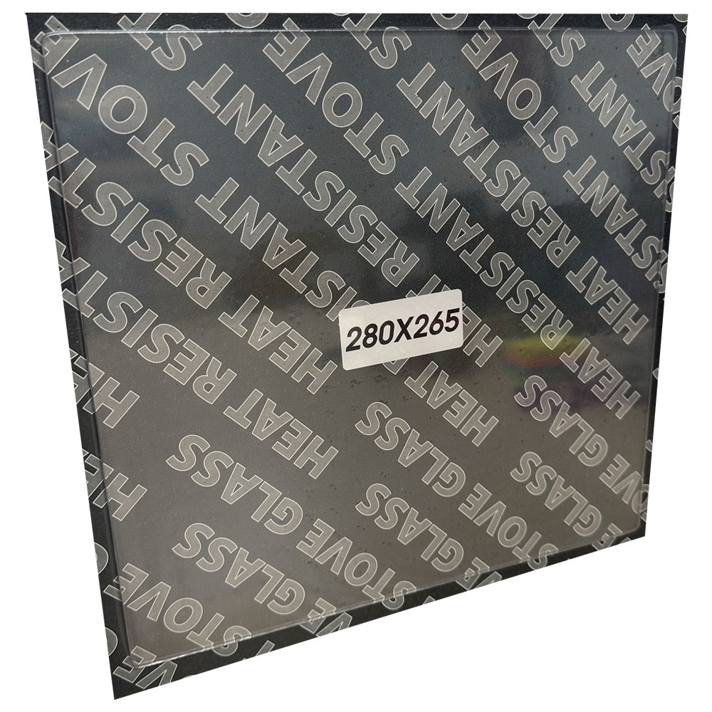 Replacement Stove Glass - Stovax Brunel Mk 2 (280mm x 265mm Rectangular)