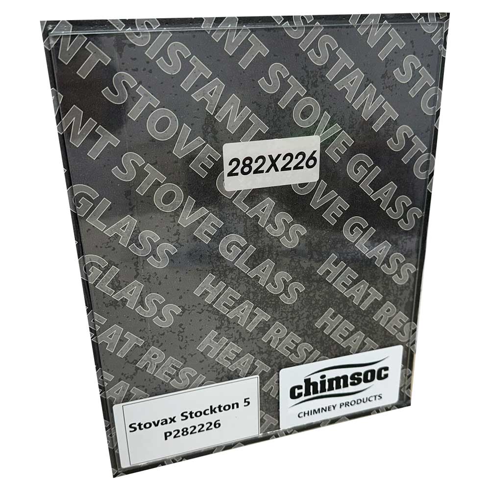 Replacement Stove Glass - Kensall 33 (282mm x 226mm Rectangular)