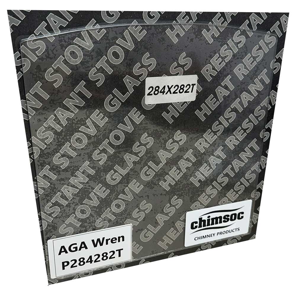 Replacement Stove Glass - AGA Wren (284mm x 282mm Shaped)