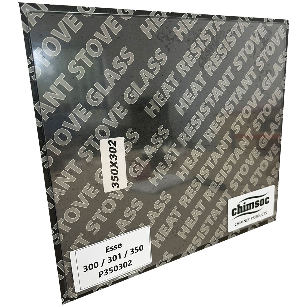 Replacement Stove Glass - Esse 300 / 301 / 350 (350mm x 302mm Rectangular)