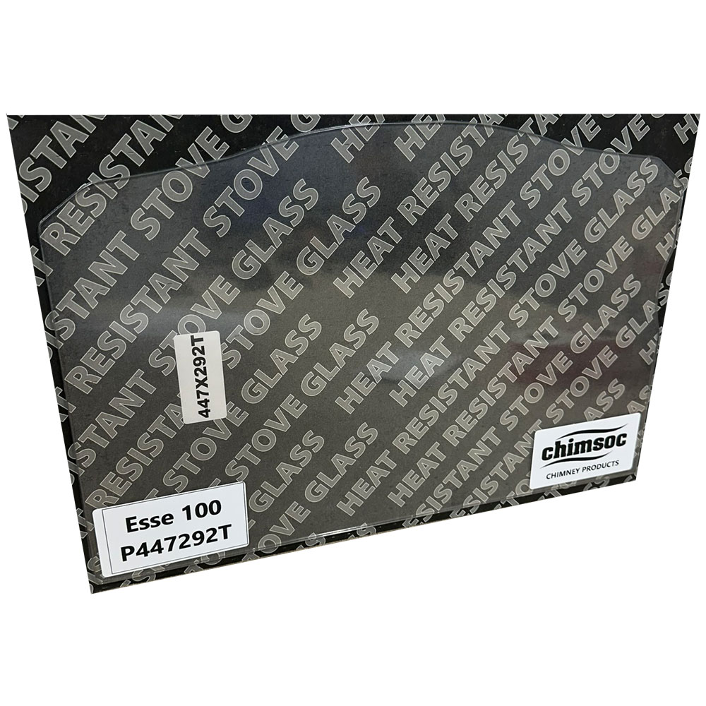 Replacement Stove Glass - Esse 100 (447mm x 292mm Arched Top)