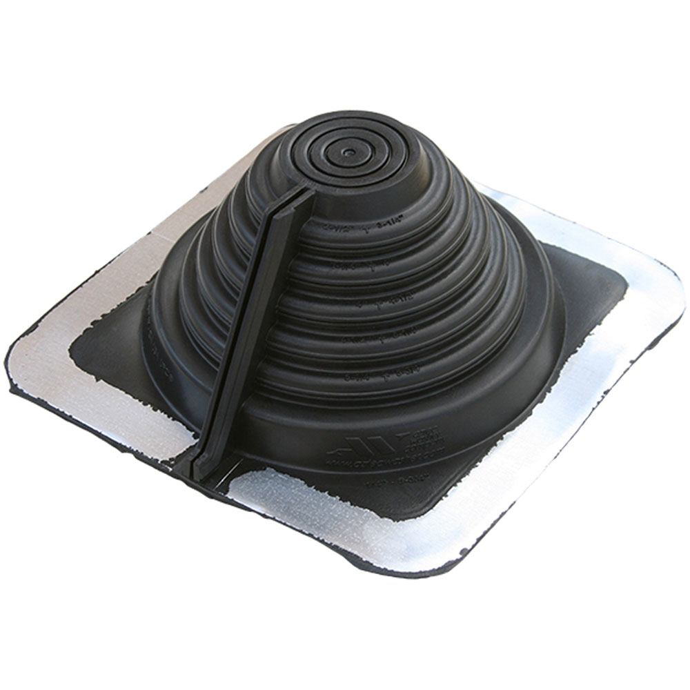 Master Flash Multi Flash Low Temperature Pipe Flashing - Black EPDM - 0-146mm Diameter - MF301C