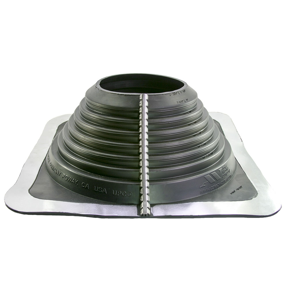 Master Flash Multi Flash Low Temperature Pipe Flashing - Black EPDM - 70-178mm Diameter - MF401C