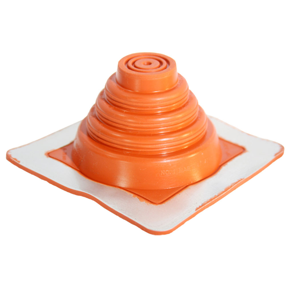 Master Flash Standard High Temperature Pipe Flashing - Red SILICONE - 0-70mm Diameter - 102