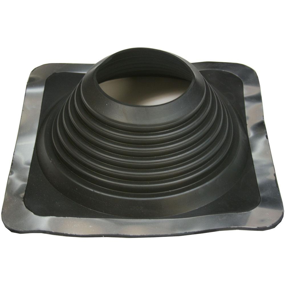 Master Flash Standard Low Temperature Pipe Flashing - Black EPDM - 70mm-177mm Diameter - 401