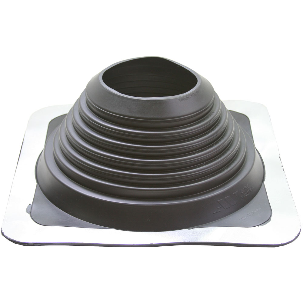 Master Flash Standard Low Temperature Pipe Flashing - Black EPDM - 171mm-343mm Diameter - 801