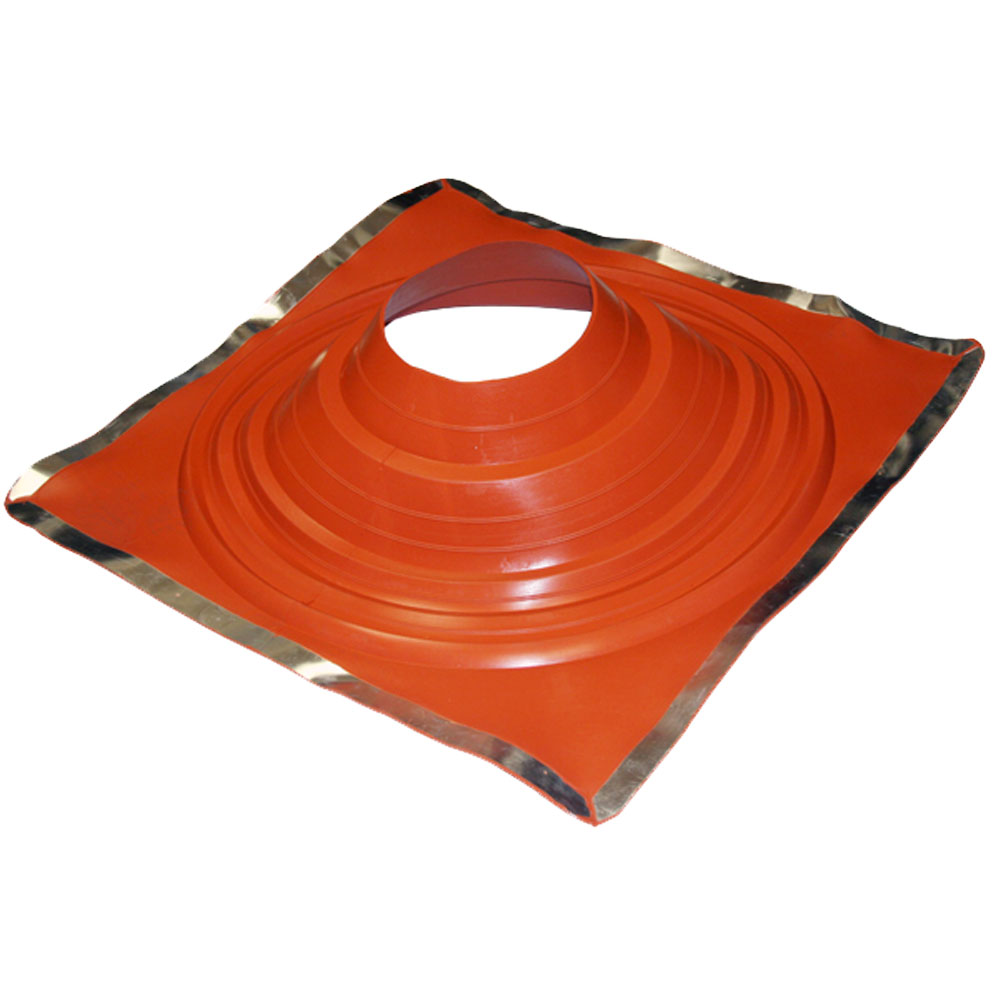 Master Flash Standard High Temperature Pipe Flashing - Red SILICONE - 304mm-724mm Diameter - 952