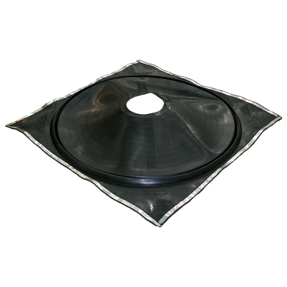 Master Flash Standard Low Temperature Pipe Flashing - Black EPDM - 254mm-1000mm Diameter - 961