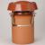 Chimsoc Anti Downdraught Chimney Cowl All Fuels Stainless Steel (Terracotta) - view 2