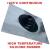 Chimsoc High Temperature Pitched Tile Pipe Flashing - Aluminium Base - Black SILICONE Cone - 75-200mm Diameter - CS-CFAL1HTB - view 3