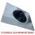Chimsoc High Temperature Pitched Tile Pipe Flashing - Aluminium Base - Black SILICONE Cone - 75-200mm Diameter - CS-CFAL1HTB - view 2
