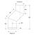Vit Smooth Stove Pipe - 125mm - Short Offset 100mm - view 2