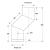 Vit Smooth Stove Pipe - 125mm - Offset 100mm - view 2