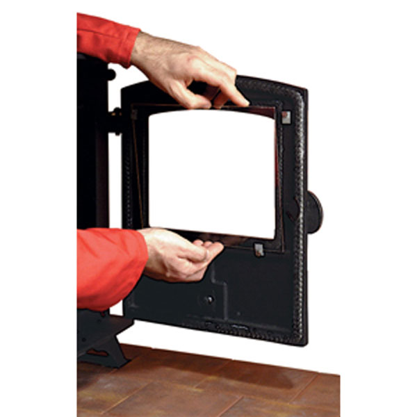 Replacement Stove Glass - Castec Firebox (305mm x 305mm Square)