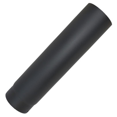 Vit Smooth Stove Pipe - 125mm - 750mm Length