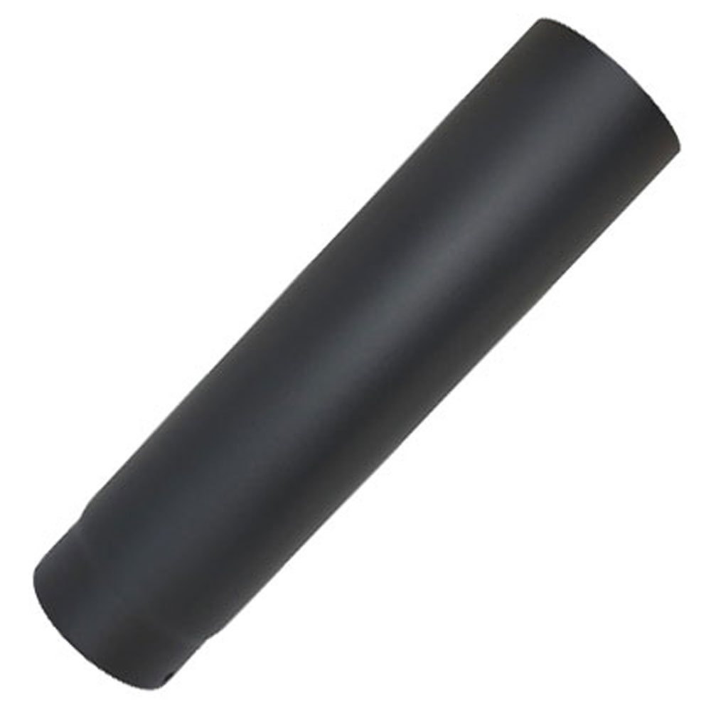 Vit Smooth Stove Pipe - 125mm - 750mm Length
